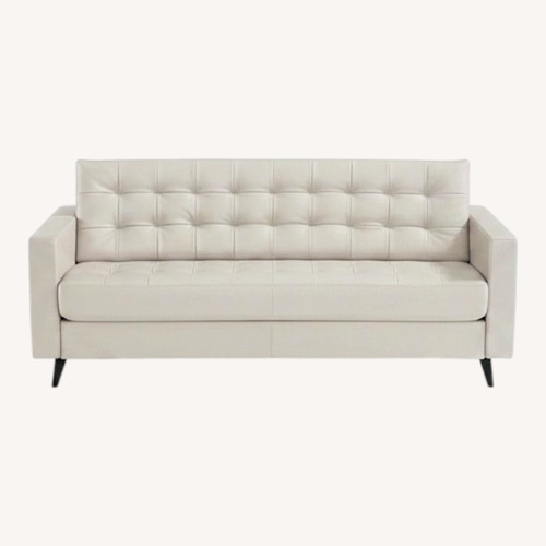 Used Beloit 82'' Leather Sleeper for sale on AptDeco
