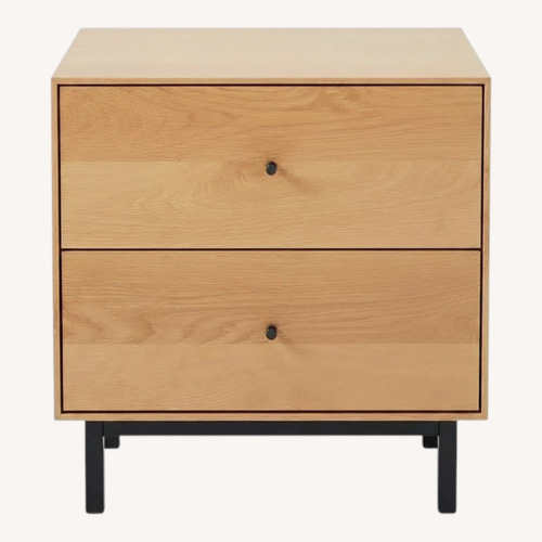 Used Room & Board Hudson Nightstands in White Oak for sale on AptDeco