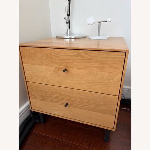 Used Room & Board Hudson Nightstands in White Oak for sale on AptDeco