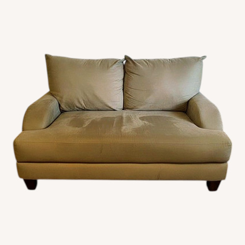 Used Light Brown Fabric 2 Seater Sofa for sale on AptDeco