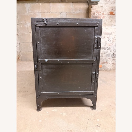 Used Butler Owen Industrial Iron End Table for sale on AptDeco