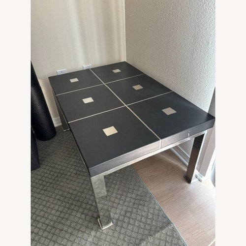 Used Vintage/Antique Finds Black Metal Coffee Table for sale on AptDeco