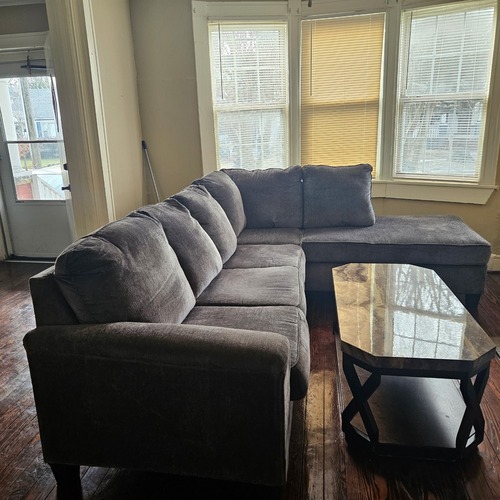 Used Ashley Gray Sectional Sofa for sale on AptDeco