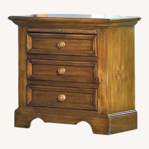 Used American Woodcrafters Light Brown Wood Nightstand for sale on AptDeco