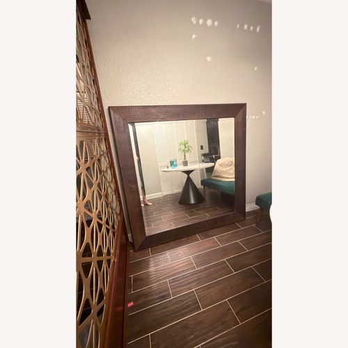 Used Vintage/Antique Dark Brown Floor Mirror for sale on AptDeco