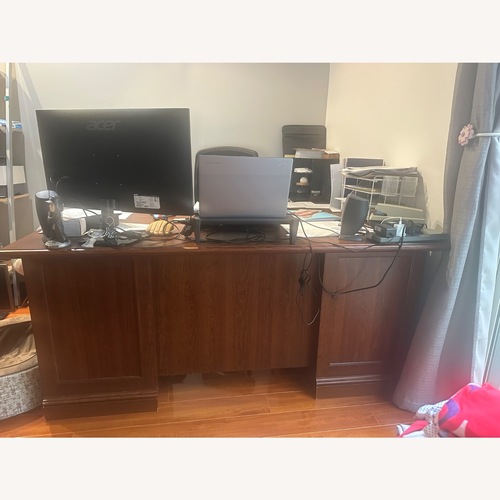 Used Wooden Executive Desk for sale on AptDeco