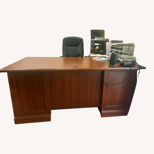 Used Wooden Executive Desk for sale on AptDeco