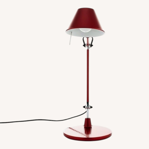 Used Artemide Tolomeo Micro Table Lamp Red for sale on AptDeco