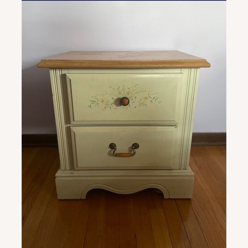 Used Natural Wood Nightstand for sale on AptDeco
