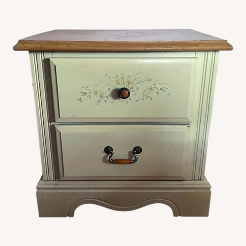 Used Natural Wood Nightstand for sale on AptDeco