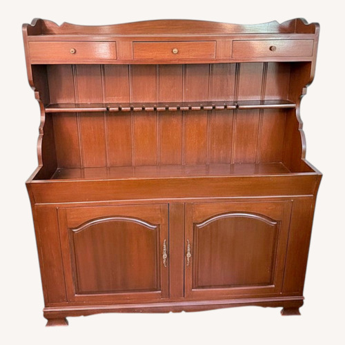 Used Dark Brown Wood Sideboard for sale on AptDeco