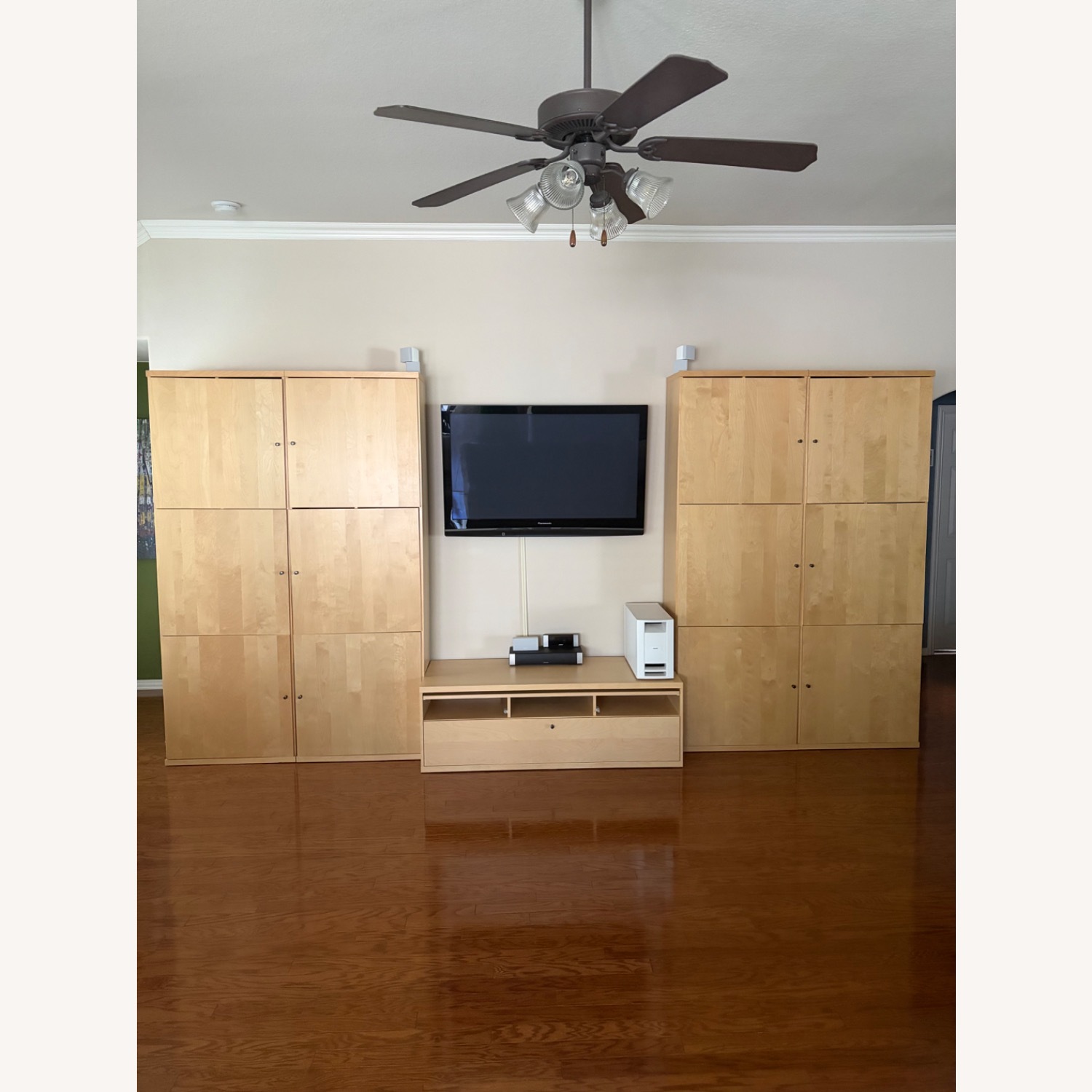 IKEA Natural Wood Wall Unit - image-1
