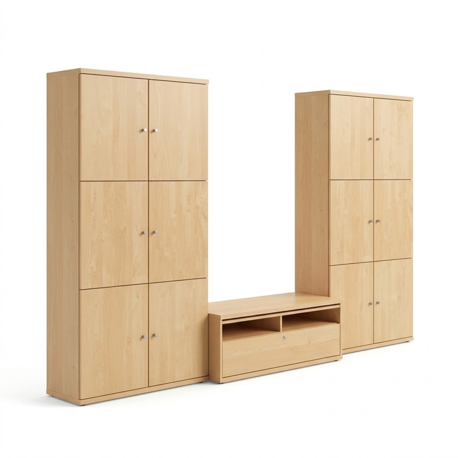 IKEA Natural Wood Wall Unit - image-8