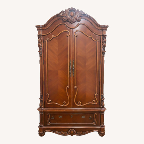 Used Pulaski Armoires Hanging Shelf Options for sale on AptDeco