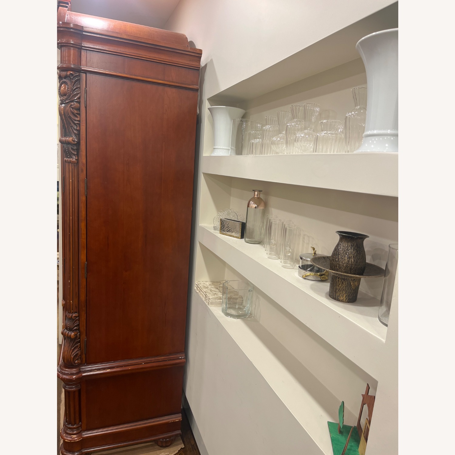 Pulaski Armoires Hanging Shelf Options - image-3