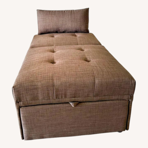 Used Single Sear Chaise Ottoman Sleeper for sale on AptDeco