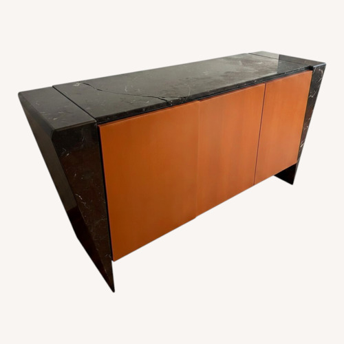 Used Wood and Marble Sideboard for sale on AptDeco