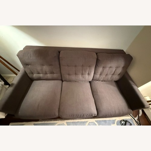 Used American Leather Dark Brown Fabric Sleeper Sofa for sale on AptDeco