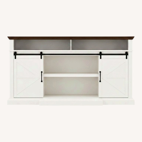 Used Amazon White Wood Media Storage for sale on AptDeco