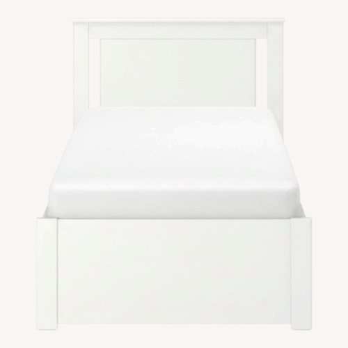 Used IKEA Songesand White Wood Twin Beds for sale on AptDeco