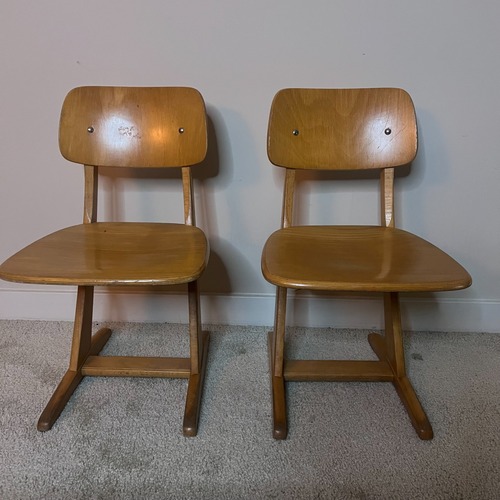 Used Midcentury Children's Chairs Karl Nothhelfer 2 for sale on AptDeco