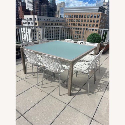 Used Janus et Cie Panama Sq Dining Table for sale on AptDeco