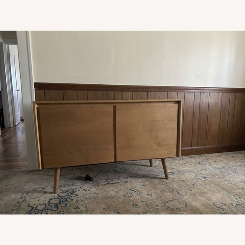 Used Article Seno Oak Wood Sideboard for sale on AptDeco