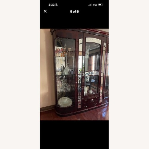 Used China Closet Mahogany Wood for sale on AptDeco