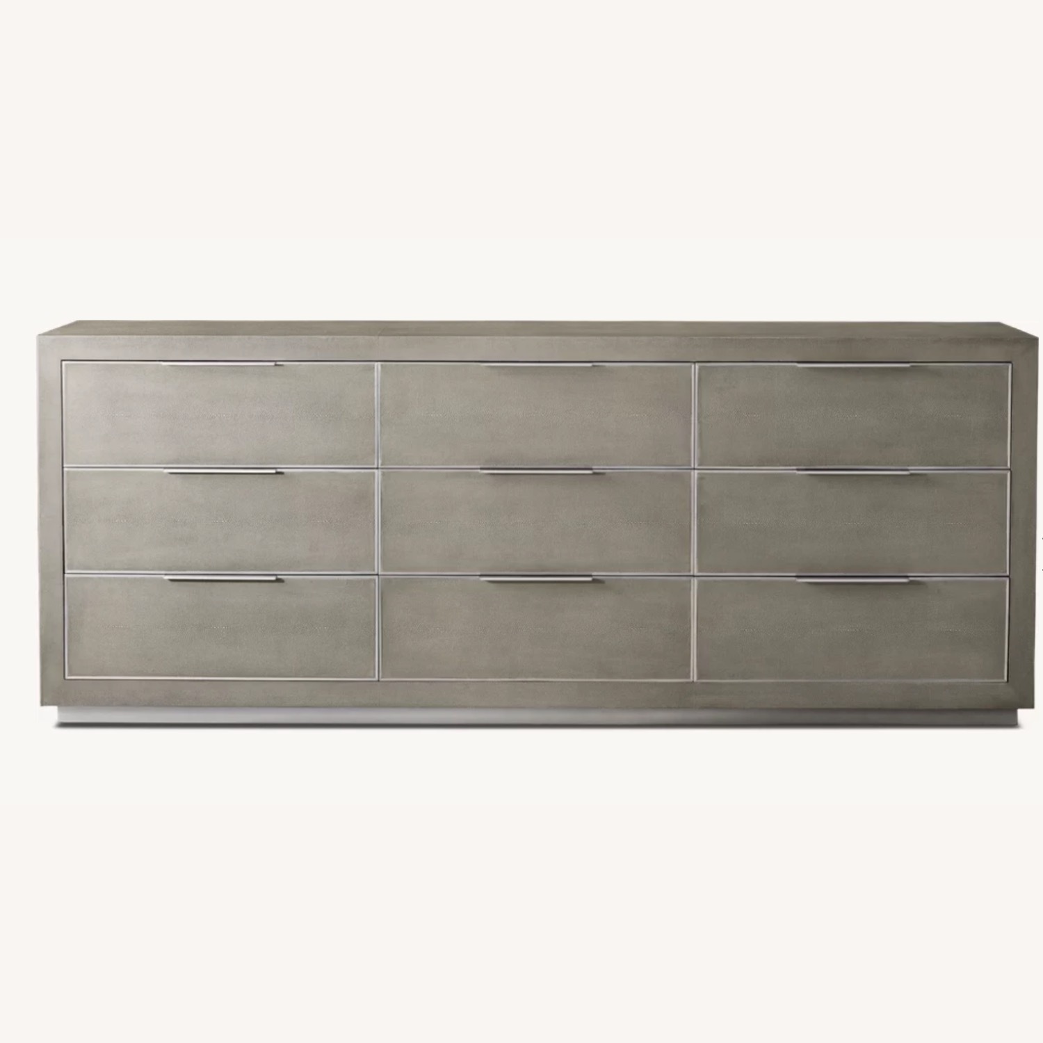 Restoration Hardware Shagreen 9 Drawer Dresser - image-0