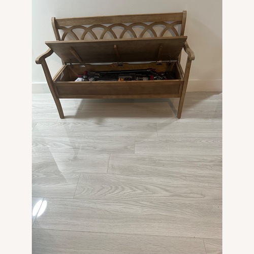Used Vintage/Antique Finds Natural Wood Bench for sale on AptDeco