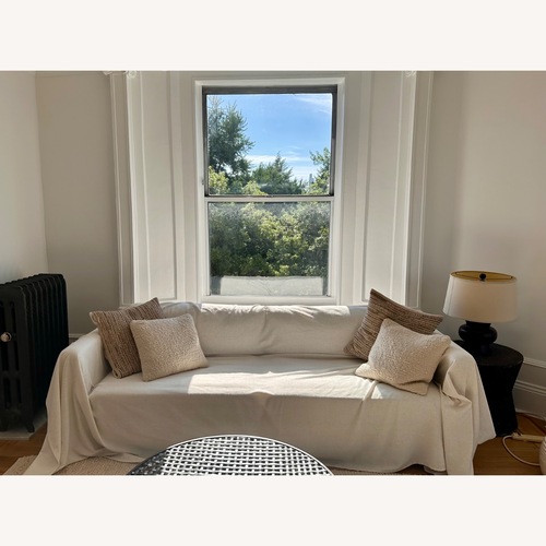Used IKEA Karlstad sofa bed  for sale on AptDeco