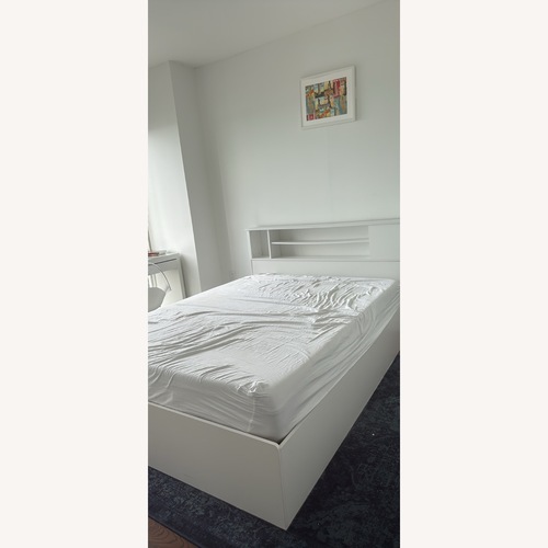 Used Wayfair White Queen Bed for sale on AptDeco