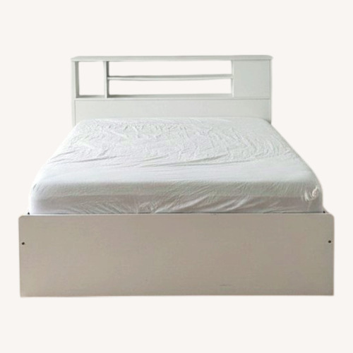 Used Wayfair White Queen Bed for sale on AptDeco
