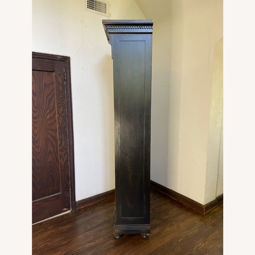 Used Restoration Hardware Black Wood Bookcase for sale on AptDeco