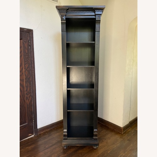 Used Restoration Hardware Black Wood Bookcase for sale on AptDeco