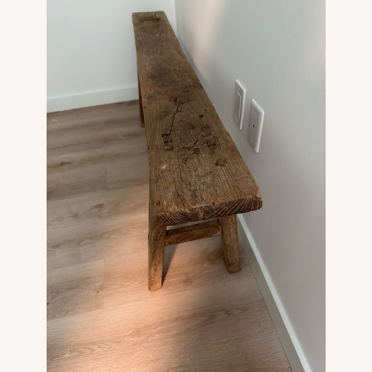 Perigold Vintage Wooden Bench  - image-2