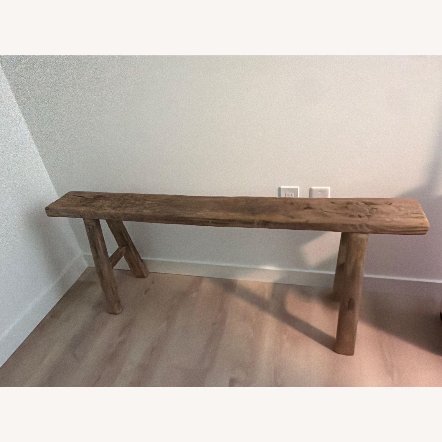 Perigold Vintage Wooden Bench  - image-3