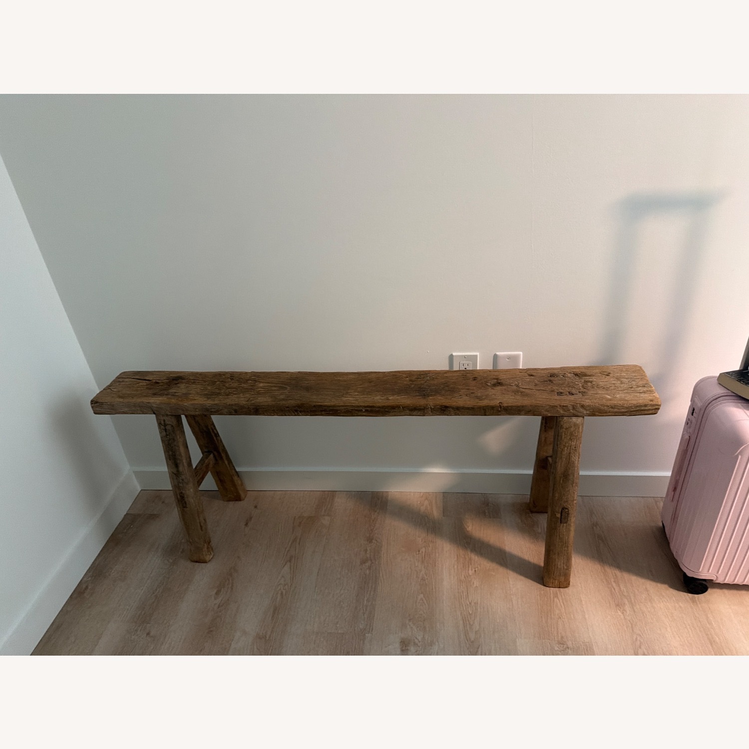 Perigold Vintage Wooden Bench  - image-1