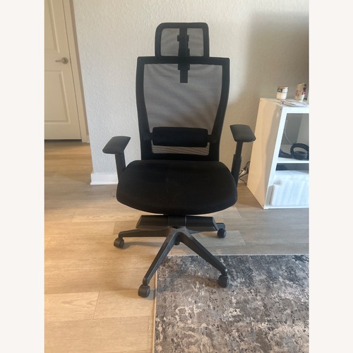 Used Black Fabric Office Chair for sale on AptDeco