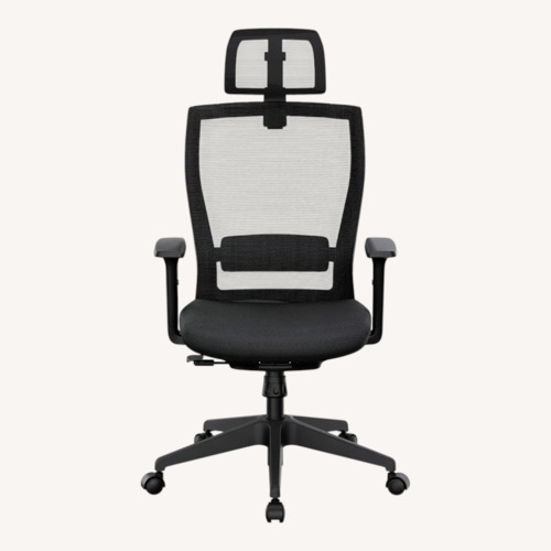 Used Black Fabric Office Chair for sale on AptDeco