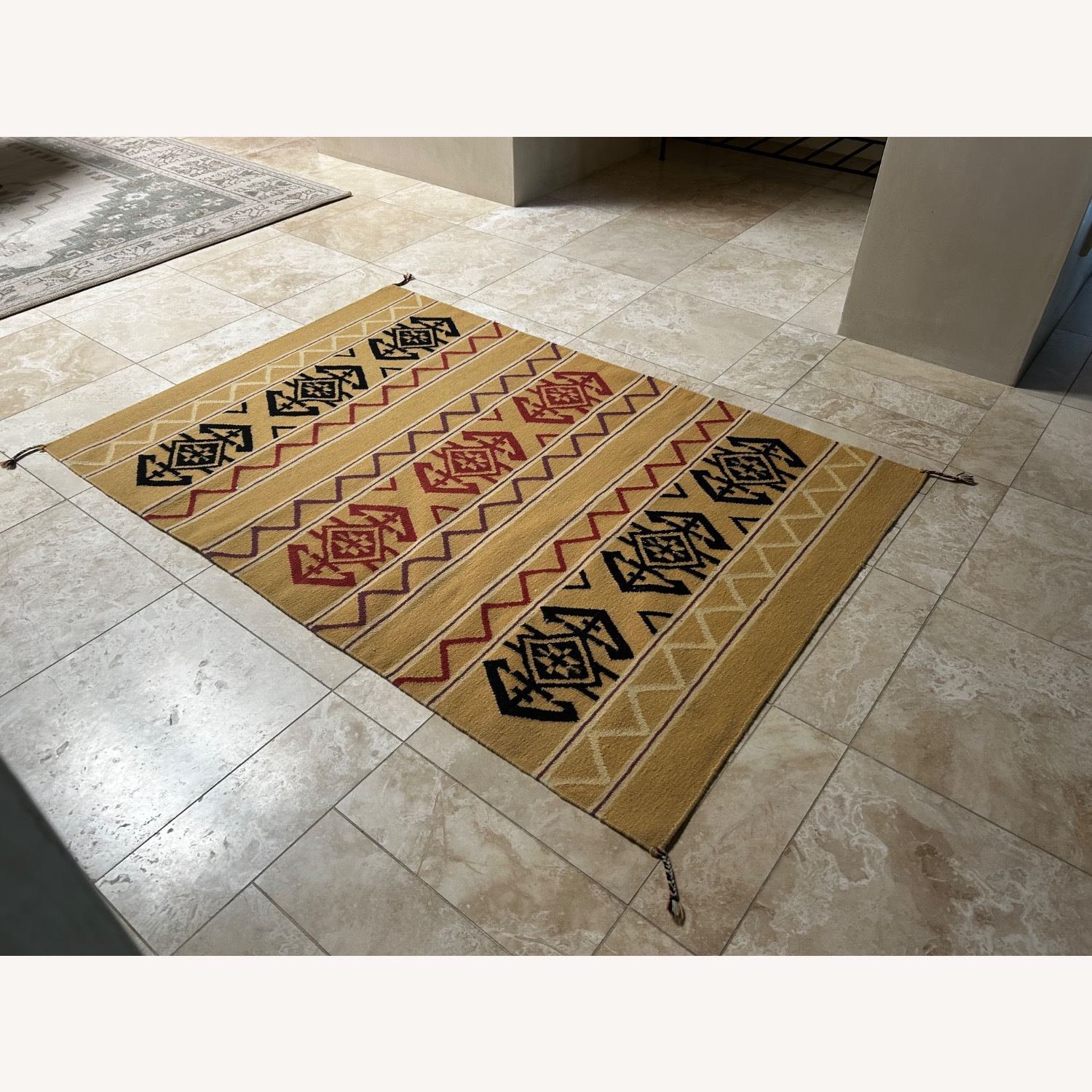 Vintage/Antique Finds Wool Area Rug 4' x 6' - image-2
