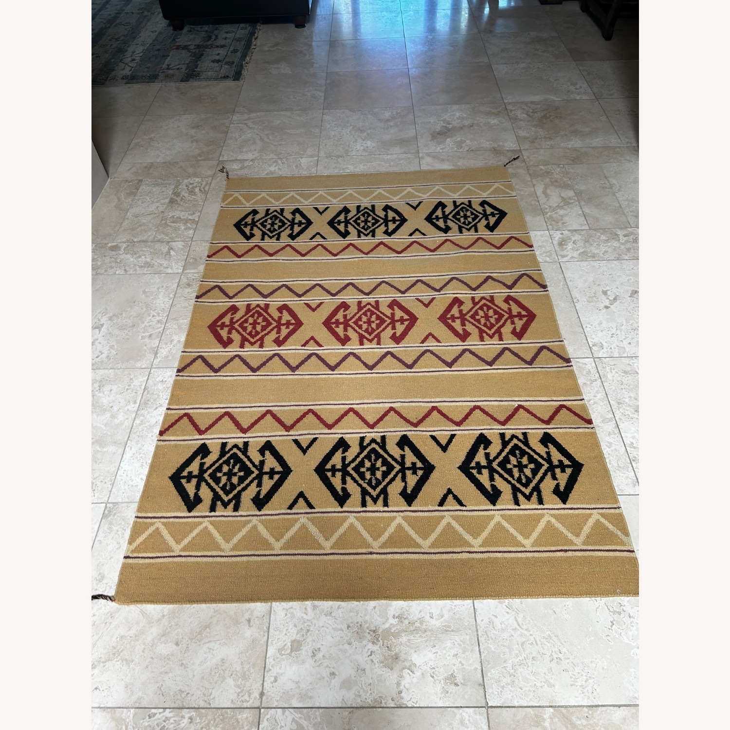 Vintage/Antique Finds Wool Area Rug 4' x 6' - image-3