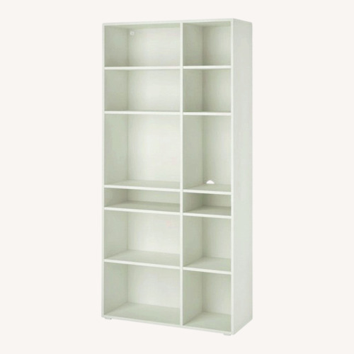 Used IKEA Vihals White Bookcase for sale on AptDeco