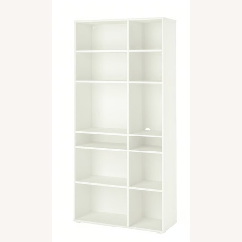Used IKEA Vihals White Bookcase for sale on AptDeco