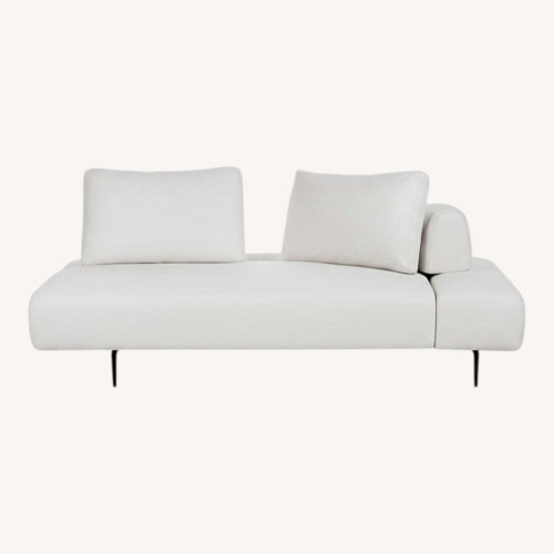 Used Article Light Gray Fabric Chaise Lounge for sale on AptDeco