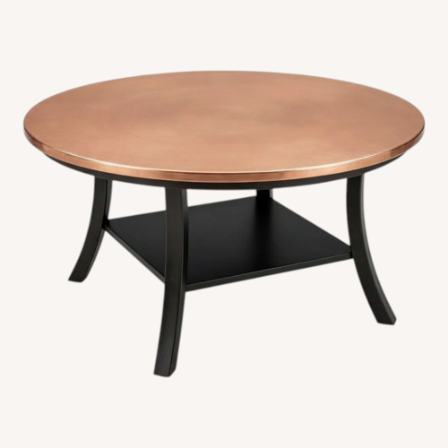 Used Crate & Barrel Metal Coffee Table for sale on AptDeco