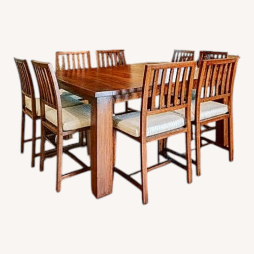 Used Square Teak Dining Table & Chairs for sale on AptDeco