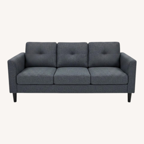 Used Blue mid-century modern couch (72") for sale on AptDeco