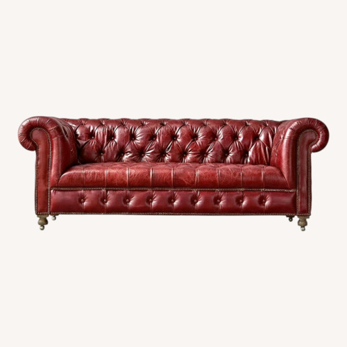 Used Restoration Hardware Cambridge Leather Sofa for sale on AptDeco