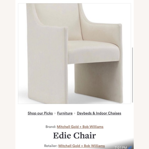 Used Mitchell Gold + Bob Williams Natural Dining Chair for sale on AptDeco